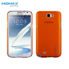 Momax Ultra-Thin Clear Touch Case for Galaxy Note 2 - Orange