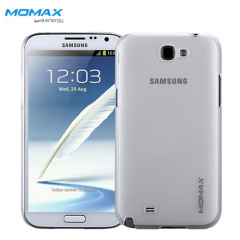 Momax Ultra-Thin Clear Touch Case for Galaxy Note 2 - White