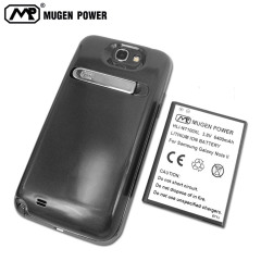 Mugen Samsung Galaxy Note 2 Extended Battery & Cover 6400mAh - Grey