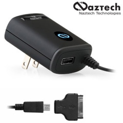 Naztech N220 2100mAh USB Micro USB and Apple 30 Pin Charger (US)