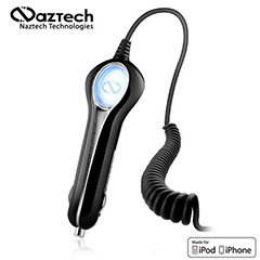 Naztech Phantom 1000mA Rapid Car Charger for iPhone / iPod