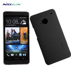 Nillkin Super Frosted Case For HTC One + Screen Protector - Black