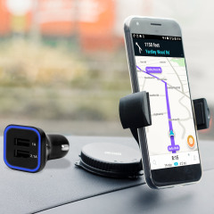 Olixar drivetime htc desire 620 car holder charger pack olixar drivetime htc desire 620 car holder charger pack with