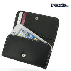 PDair Leather Wallet for Apple iPhone 5 - Black