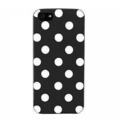 Polka Dots Case For iPhone 5 - Black