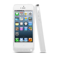 Power Jacket Case 4200mAh for iPhone 5 - White