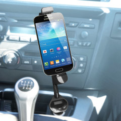 RoadWarrior Universal Micro USB Car Holder, Charger and FM Transmitter