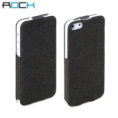 Rock Eternal Vertical Leather Style Case for iPhone 5 - Black