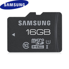 Samsung 16GB UHS-1 Grade 1 MicroSDHC Pro - Class 10
