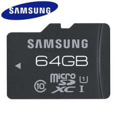 Samsung 64GB UHS-1 Grade 1 MicroSDHC Pro - Class 10