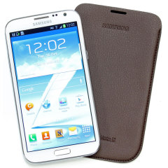 Samsung Galaxy Note 2 Pouch EFC-1J9LDEGSTD - Dark Brown