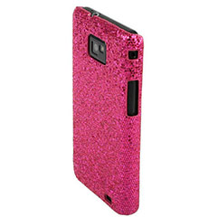 Samsung Galaxy S2 Glitter Case - Pink