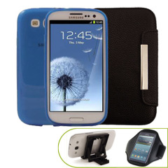 Samsung Galaxy S3 Case Pack - Blue
