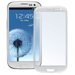 Samsung Galaxy S3 Glass Screen Protector - White