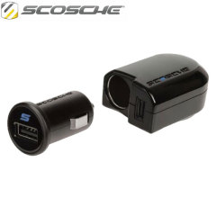 Scosche PowerFUZE International USB Wall & Car Charging Kit
