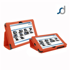 SD Stand and Type Case for Kindle Fire HD - Orange