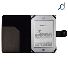 SD TabletWear Leather Style Book Case for Amazon Kindle Touch - Black