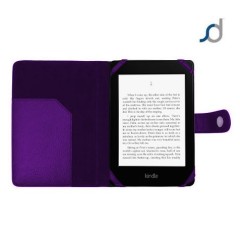 SD TabletWear Leather Style Kindle Paperwhite Cover - Purple