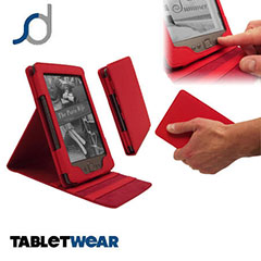 SD TabletWear LuxFolio Amazon Kindle Case - Red