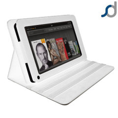 SD TabletWear LuxFolio Horizontal Kindle Fire Case - White