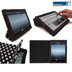 SD Tabletwear Smart Cover Style Case for iPad 3 /iPad 2 - Polka Dot