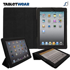 SD Tabletwear Smart Cover Style Case for iPad 4 / 3 / 2 - Black