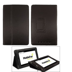 SD TabletWear Stand and Type case Google Nexus 7 - Carbon Fibre Black