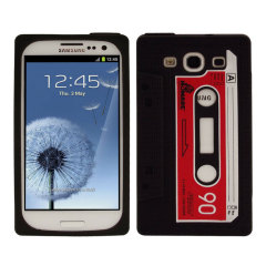 Silicone Case for Samsung Galaxy S3 - Cassette