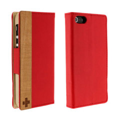 Simplism iPhone 5 Flip Case - Red