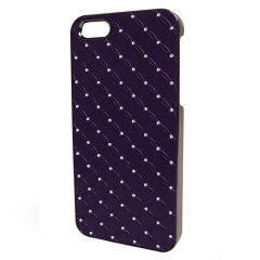 Sparkles Diamante Case For iPhone 5 - Purple