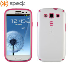 Speck CandyShell Case for Samsung Galaxy S3 - White/Pink