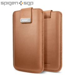 Spigen SGP iPhone 5 Crumena Leather Pouch - Brown