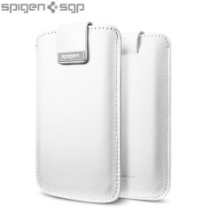 Spigen SGP iPhone 5 Crumena Leather Pouch - White