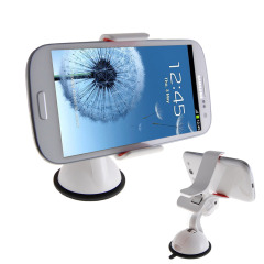 SuperGrip Universal Case Compatible Car Mount - White