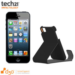 Tech21 D3O Impact Leather Flip Case for iPhone 5 - Black