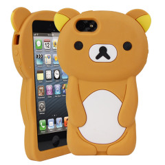 Teddy Bear Silicone Case for iPhone 5