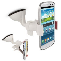 The Claw Universal Case Compatible Car Mount - White