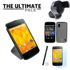 The Ultimate Google Nexus 4 Accessory Pack - White