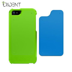 Trident Apollo 2-in-1 Snap-on Case for iPhone 5 - Green/Light Blue