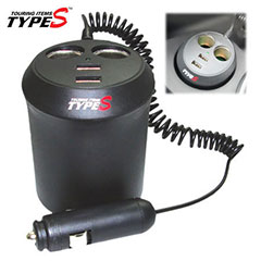 Type S Universal Car USB/DC Power Port