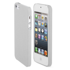 Ultra Thin Sandblasted Case for iPhone 5 - White