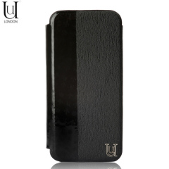Uunique Ice Leather Folio Case for iPhone 5 - Black
