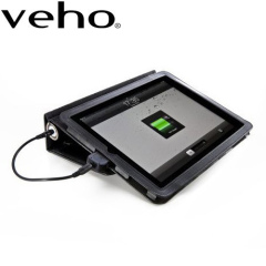 Veho Pebble Folio 6600mAh iPad / 2 / 3 Battery Charger - Black
