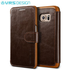 Vrs design dandy leather style galaxy s7 edge wallet case brown vrs design dandy leather style galaxy s7 edge wallet case brown ForceSky Force