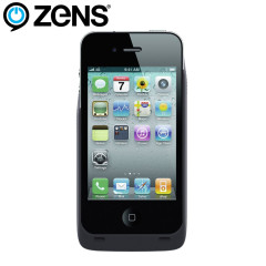 Zens Qi Wireless Charging Case for iPhone 4S / 4 - Black