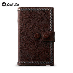 Zenus Galaxy Note Prestige Italian Carved Diary - Black Chocolate