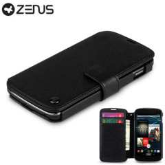 Zenus Google Nexus 4 Minimal Diary Series Case - Black