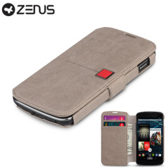 Zenus Masstige Color Edge Diary Case for Google Nexus 4 - Beige
