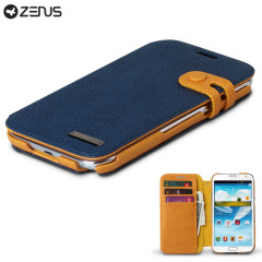 Zenus Masstige Color Edge Diary Case for Samsung Galaxy Note 2 - Navy
