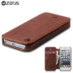 Zenus Masstige iPhone 5 Lettering Diary Series - Brown